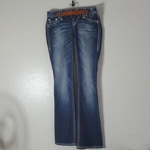 Rock Revival Anett Boot Low Rise Jeans Sz 26 / 33